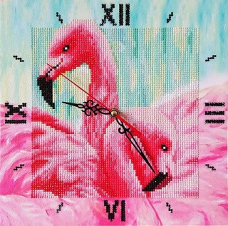 Алмазные часы «Грациозные фламинго»