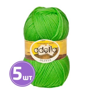 Пряжа Adelia OLIVIA (10), зеленый, 5 шт. по 100 г Пряжа Adelia OLIVIA (10), зеленый, 5 шт. по 100 г