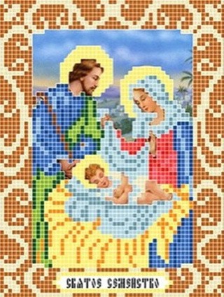 Рисунок на ткани «Святое семейство»