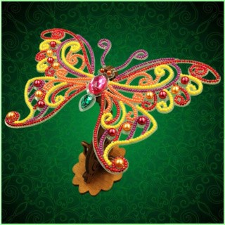 Набор для вышивания «Ажурная бабочка 090»