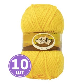 Пряжа Adelia RADA (003), желтый, 10 шт. по 100 г Пряжа Adelia RADA (003), желтый, 10 шт. по 100 г