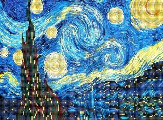 Алмазная вышивка «Ван Гог звездная ночь»
