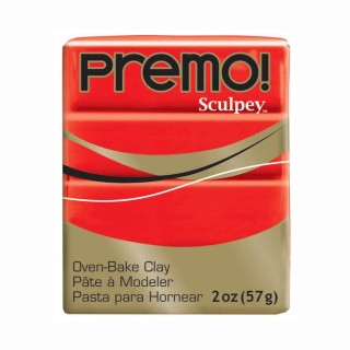 Полимерная глина Sculpey Premo, 5382 красный кадмий, 57 г