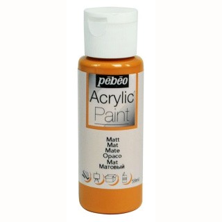 Краска акриловая Pebeo Acrylic Paint декоративная матовая (Карамель), 59 мл