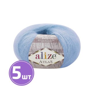 Пряжа ALIZE Atlas (549), голубой, 5 шт. по 50 г Пряжа ALIZE Atlas (549), голубой, 5 шт. по 50 г