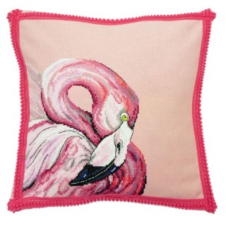 Набор для вышивания «Наволочка. Фламинго»