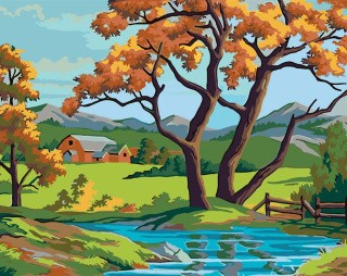 Картина по номерам «Ранняя осень» Картина по номерам «Ранняя осень»