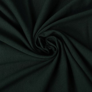 Ткань трикотаж Футер 2х нитка, петля, с лайкрой, 6 м, ширина 180 см, 230 г/м2, пенье, цвет: зеленый, TBY