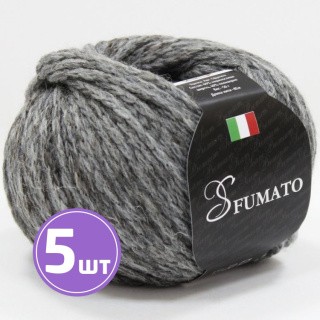 Пряжа SEAM CFUMATO (423), серый меланж, 5 шт. по 50 г