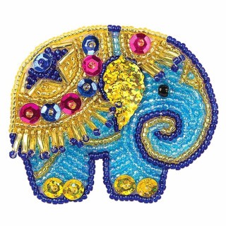 Набор для изготовления украшения-патча «Слон»