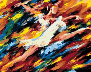 Картина по номерам «Во власти танца» Картина по номерам «Во власти танца»