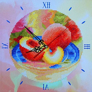 Алмазные часы «Солнечные персики»