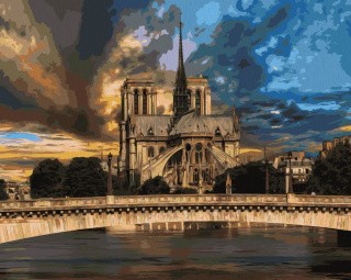 Картина по номерам «Нотр-Дам-де-Пари» Картина по номерам «Нотр-Дам-де-Пари»