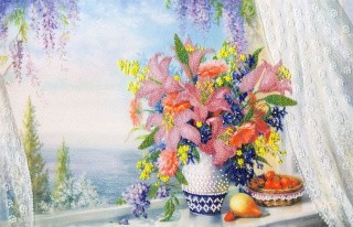 Набор для вышивания «Букет лилий» Набор для вышивания «Букет лилий»