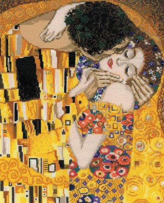 Набор для вышивания «Поцелуй» по мотивам картины Г. Климта