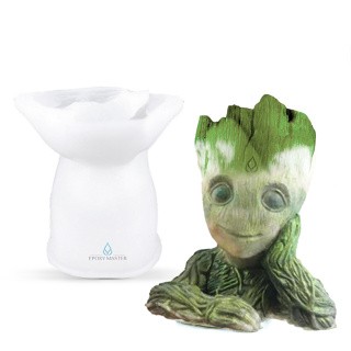 Силиконовый молд - Малыш Грут, 11x9см, 1 шт. Силиконовый молд - Малыш Грут, 11x9см, 1 шт.