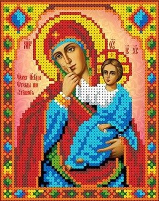 Рисунок на ткани «Богородица Утоли моя печали»