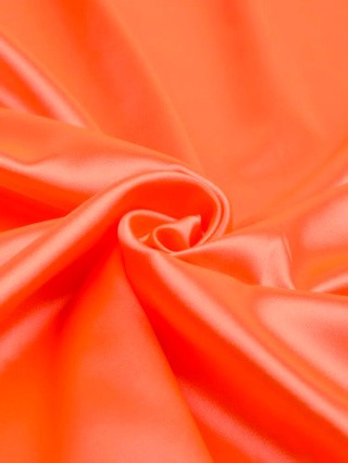 Отрез ткани для шитья Атлас (оранжевый) 1,5x1,0 м, ДомОК