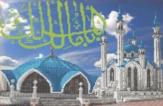 Рисунок на ткани «Мечеть Кул Шариф»
