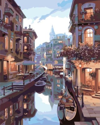 Картина по номерам «Каналы Венеции»