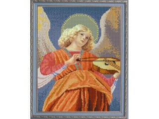 Рисунок на ткани «Ангел играющий на виоле» (Мелоццо да Форли)