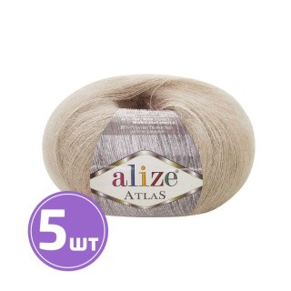 Пряжа ALIZE Atlas (75), светло-бежевый, 5 шт. по 50 г