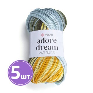 Пряжа YarnArt Adore Dream  (Адоре Дрим) (1074), мультиколор, 5 шт. по 100 г