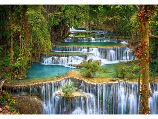 Пазлы «Каскад водопадов»
