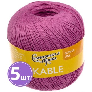 Пряжа Семеновская Kable (31042), светлый ковыль 5 шт. по 100 г Пряжа Семеновская Kable (31042), светлый ковыль 5 шт. по 100 г