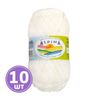 Пряжа Alpina ARIEL (02), экрю, 10 шт. по 50 г Пряжа Alpina ARIEL (02), экрю, 10 шт. по 50 г