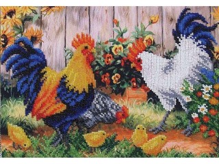 Набор вышивки бисером «Птичий двор» Набор вышивки бисером «Птичий двор»