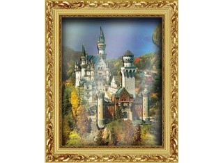 Объемная картина «Замок Нойшванштайн»