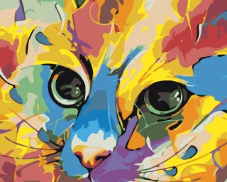 Картина по номерам «Яркий кот» Картина по номерам «Яркий кот»