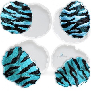 Силиконовый молд для эпоксидной смолы - Жеода набор, 4 шт. Силиконовый молд для эпоксидной смолы - Жеода набор, 4 шт.