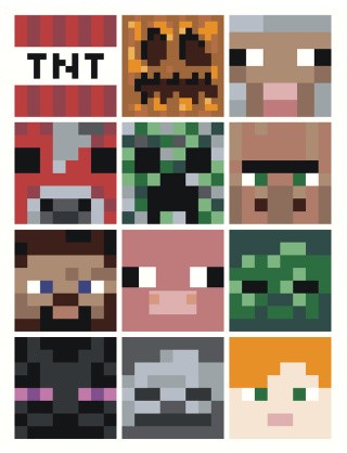Картина по номерам «Игра Майнкрафт Minecraft: мобы и животные» Картина по номерам «Игра Майнкрафт Minecraft: мобы и животные»