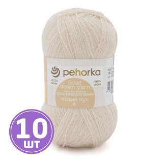 Пряжа Пехорка Козий пух (166), суровый, 10 шт. по 50 г Пряжа Пехорка Козий пух (166), суровый, 10 шт. по 50 г