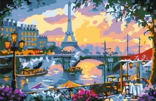 Картина по номерам «Вечер в Париже» Картина по номерам «Вечер в Париже»