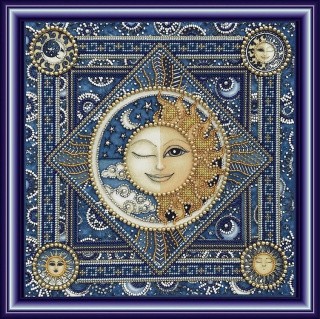 Набор для вышивания «Луна и солнце»
