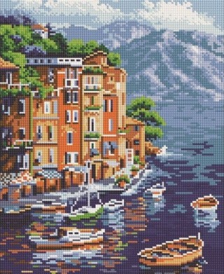 Алмазная вышивка «Тихая бухта» Алмазная вышивка «Тихая бухта»