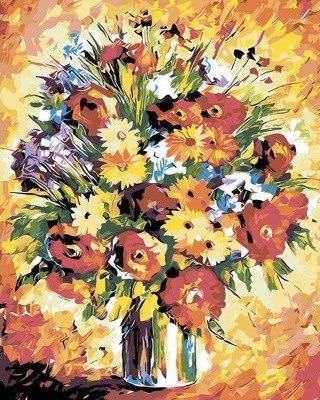 Картина по номерам «Яркий букет» Картина по номерам «Яркий букет»