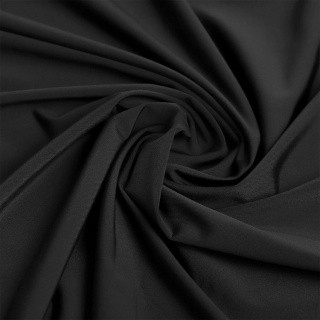 Микрофибра для нижнего белья, 5 м х 152 см, 125 г/м², цвет: черный, KRUZHEVO