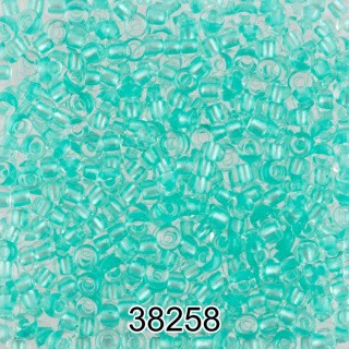 Бисер Чехия круглый 5 10/0, 2,3 мм, 500 г, цвет: 38258 светло-зеленый