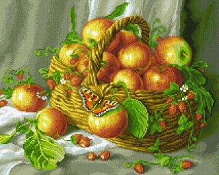 Алмазная вышивка «Яблочки» Алмазная вышивка «Яблочки»