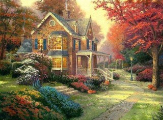 Алмазная вышивка «Уютный дом» Алмазная вышивка «Уютный дом»