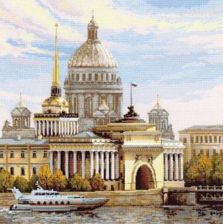 Набор для вышивания «Санкт-Петербург. Адмиралтейская набережная»