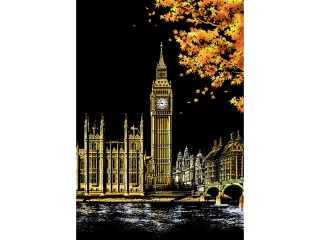 Скретч-картина «London» (цветная)