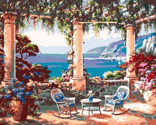 Картина по номерам «Летняя терраса»