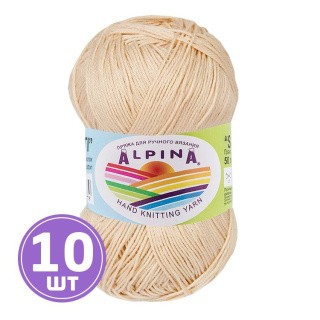 Пряжа Alpina SATI (029), бежевый, 10 шт. по 50 г Пряжа Alpina SATI (029), бежевый, 10 шт. по 50 г