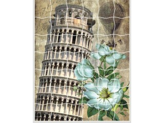 Пазлы-стикеры «Пизанская башня»