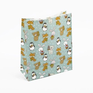 Крафт-пакеты для выпечки «Милые животные», 13x6x16 см, 3 шт., S-CHIEF